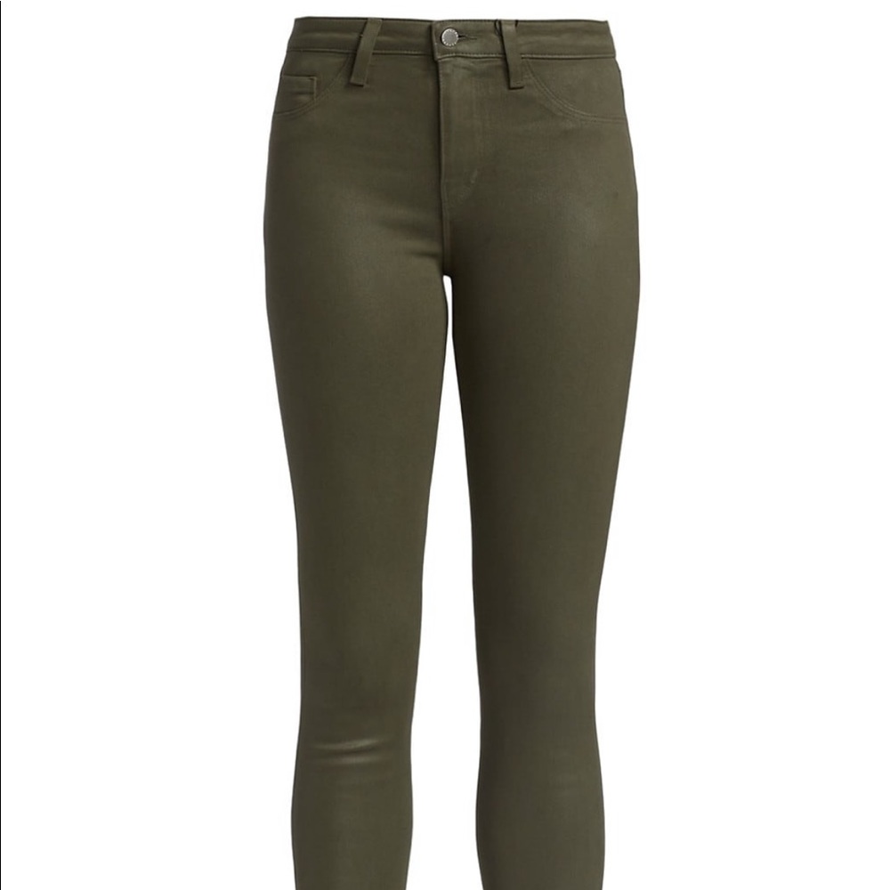 Marguerite High-Rise Stretch Skinny Jeans : green 24